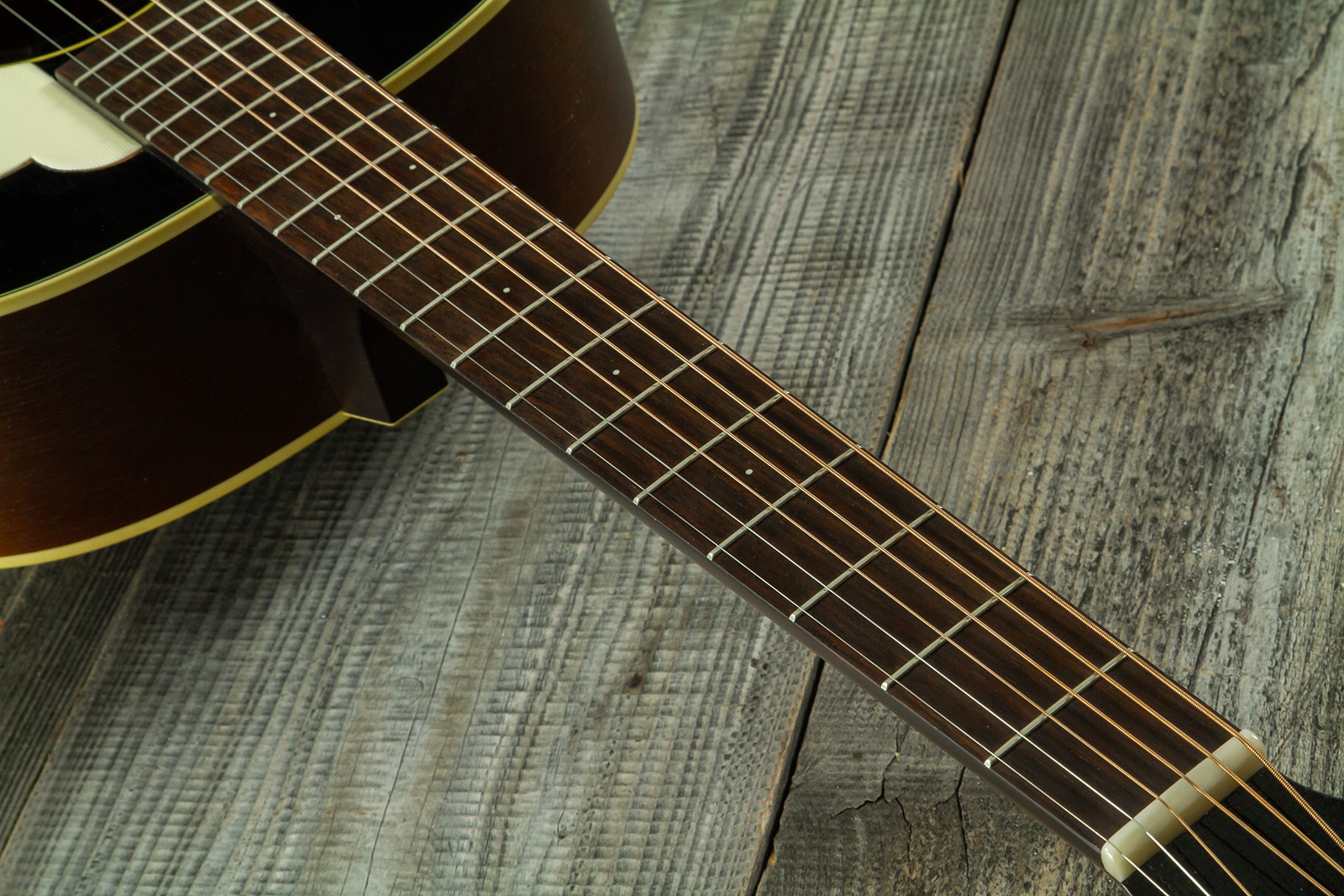 Iris Df Dreadnought Epicea Acajou Rw #1435 - Relic Tobacco Burst - Guitarra folk - Variation 4