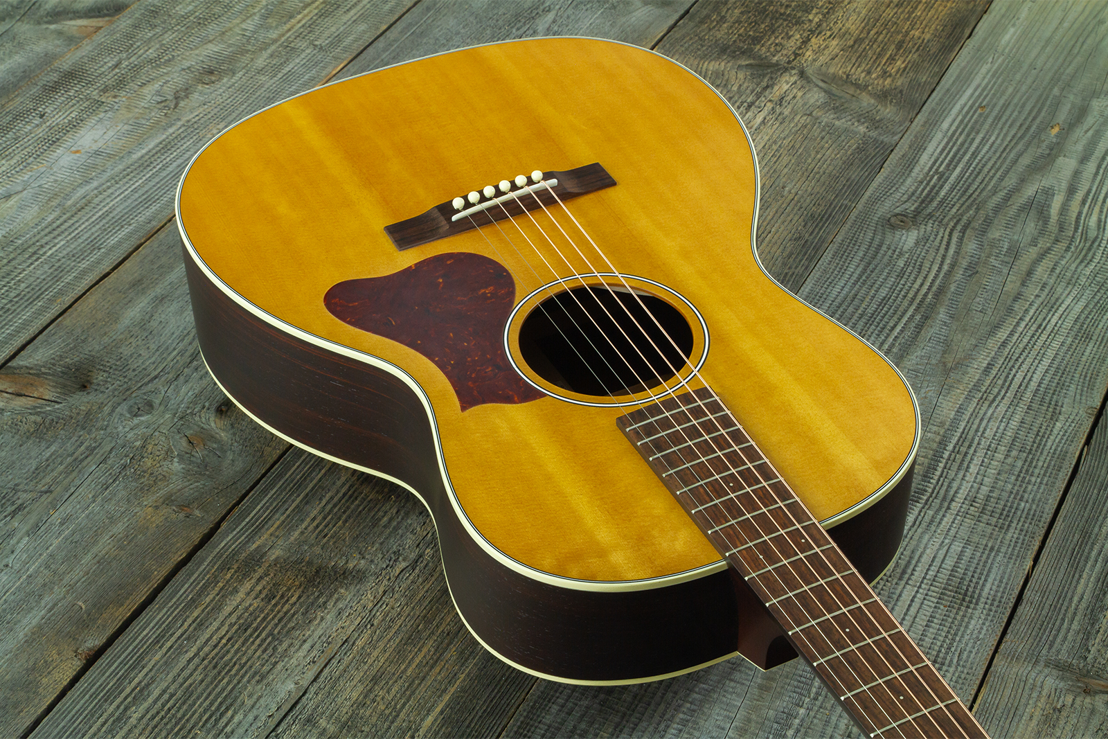 Iris Rcm-ooo 12-fret Epicea Cocobolo Rw #1672 - Relic Natural - Guitarra folk - Variation 1
