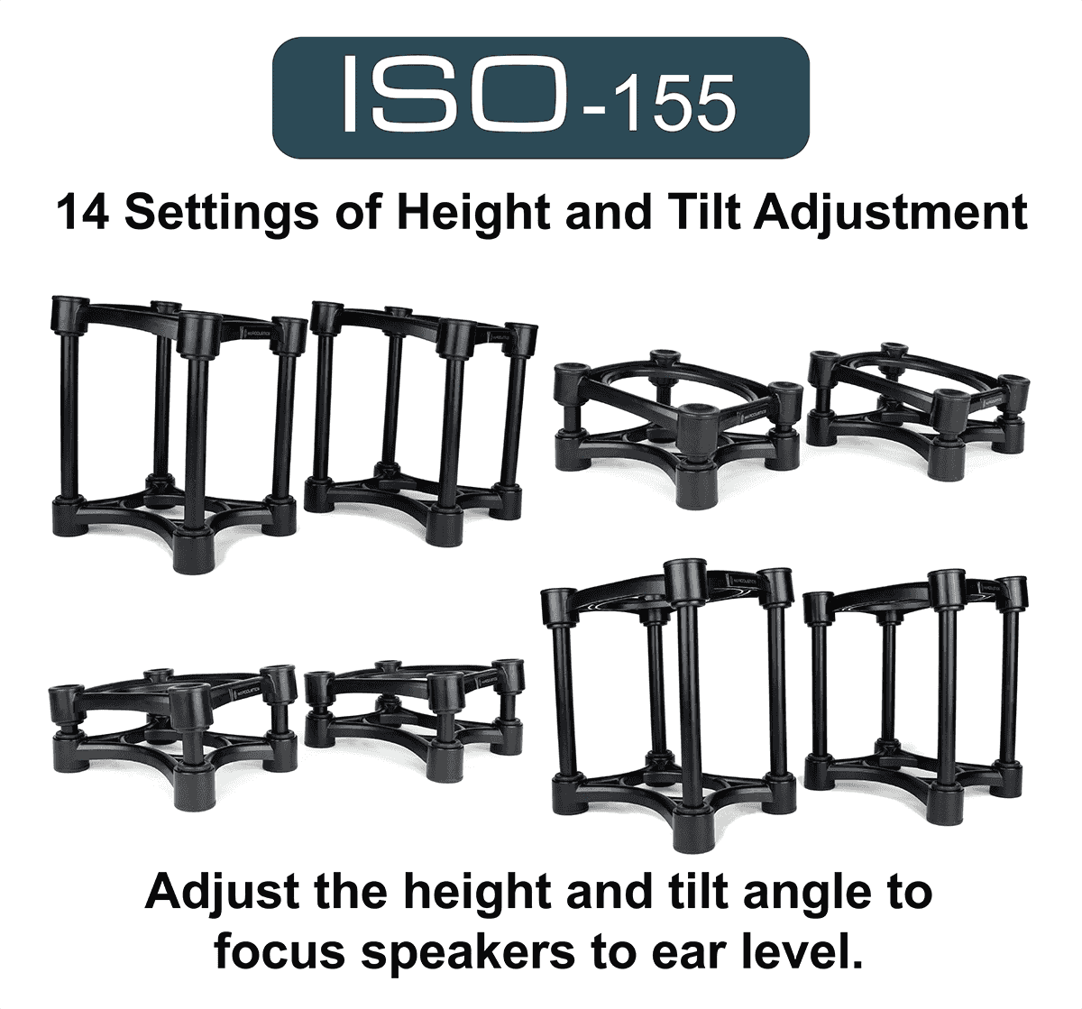 Isoacoustics Iso-155 (2 Supports) - Soportes para estudio - Variation 2