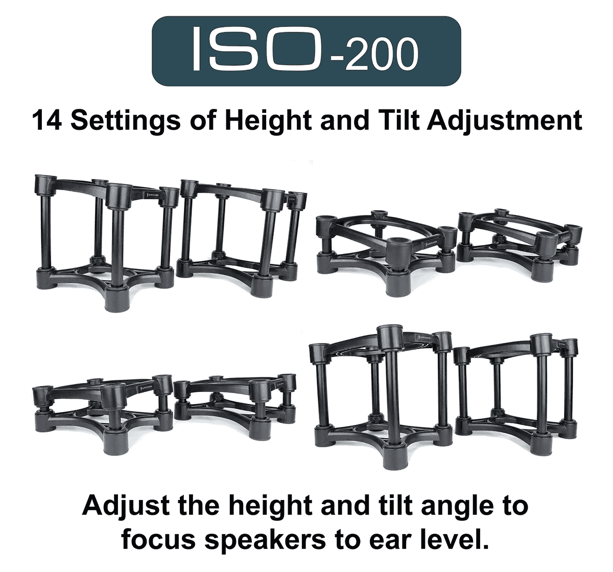 Isoacoustics Iso-200 (2 Supports) - Soportes para estudio - Variation 1