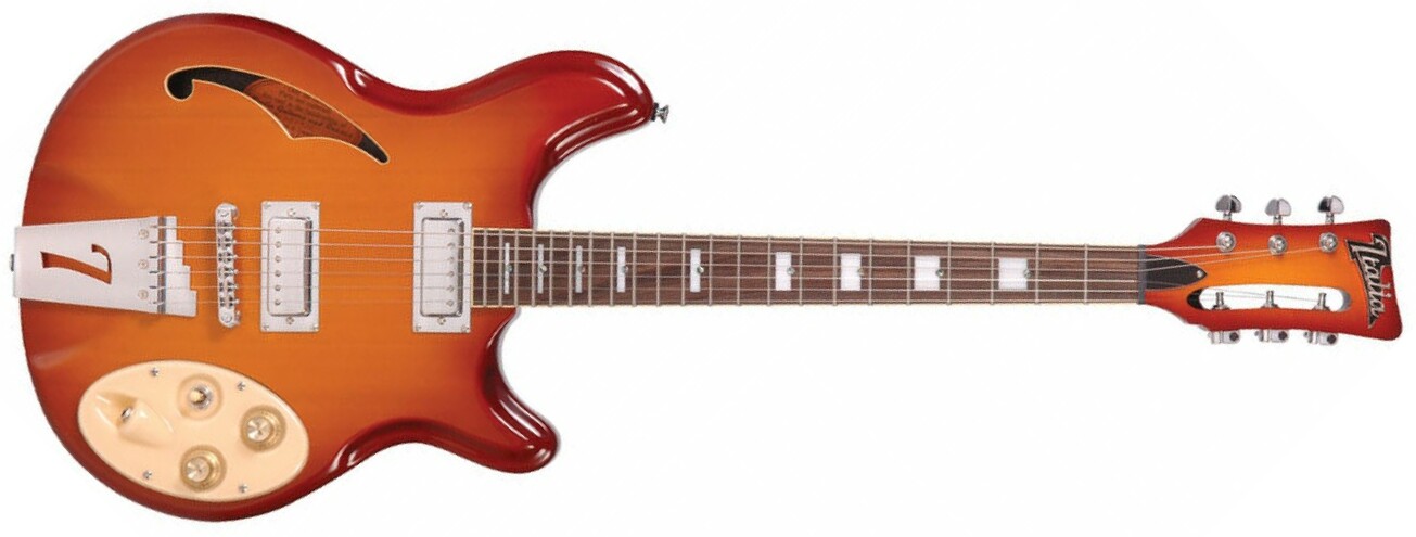 Italia Rimini 6 - Honey Sunburst - Guitarra eléctrica semi caja - Main picture