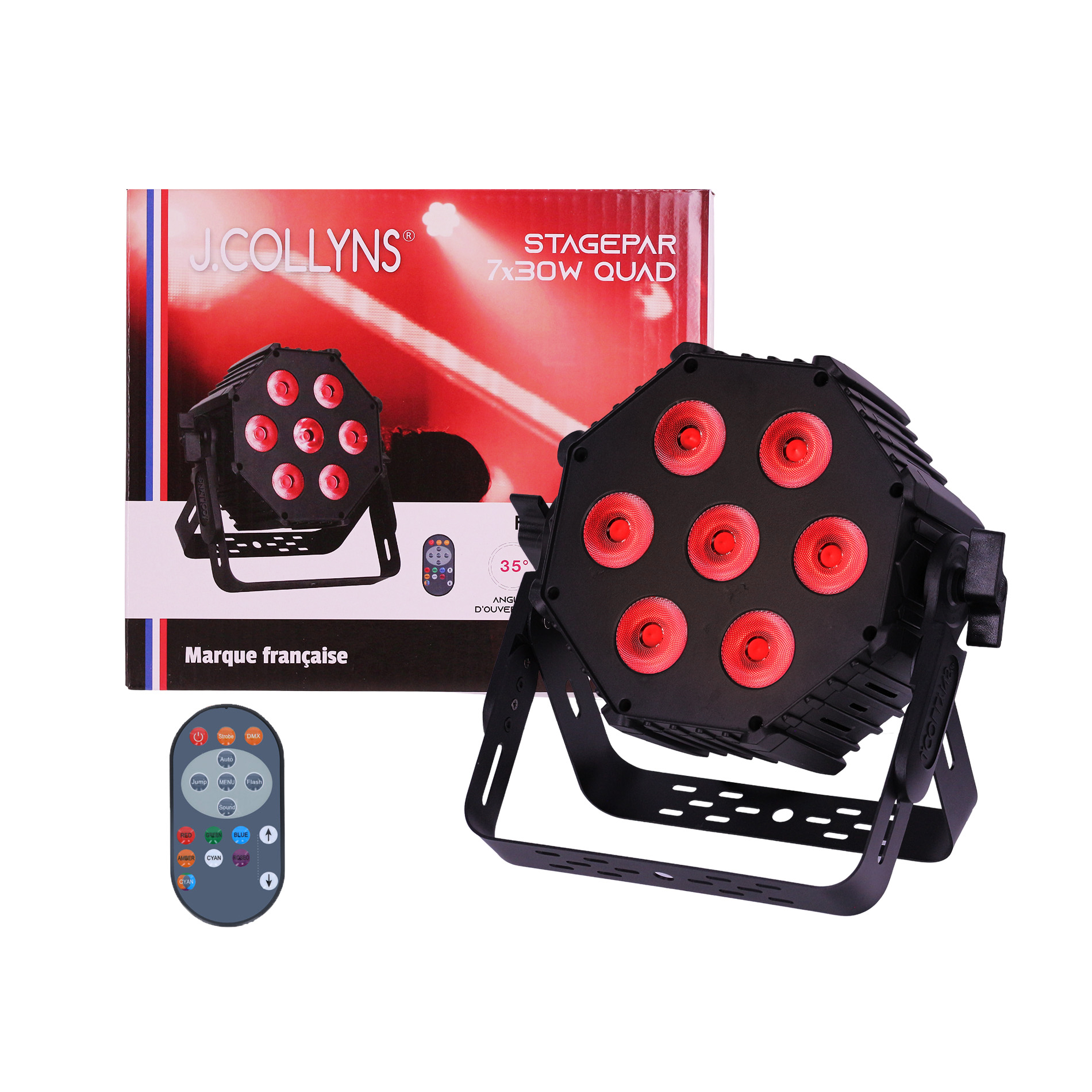 J.collyns Stagepar 7x30w Quad - Focos LED para escenario - Variation 10