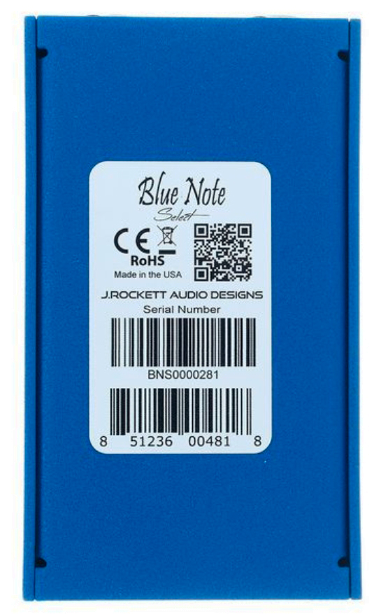J. Rockett Audio Designs Blue Note Select Overdrive - Pedal overdrive / distorsión / fuzz - Variation 2