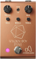 Pedal overdrive / distorsión / fuzz Jackson audio Golden Boy Mini Rose Gold