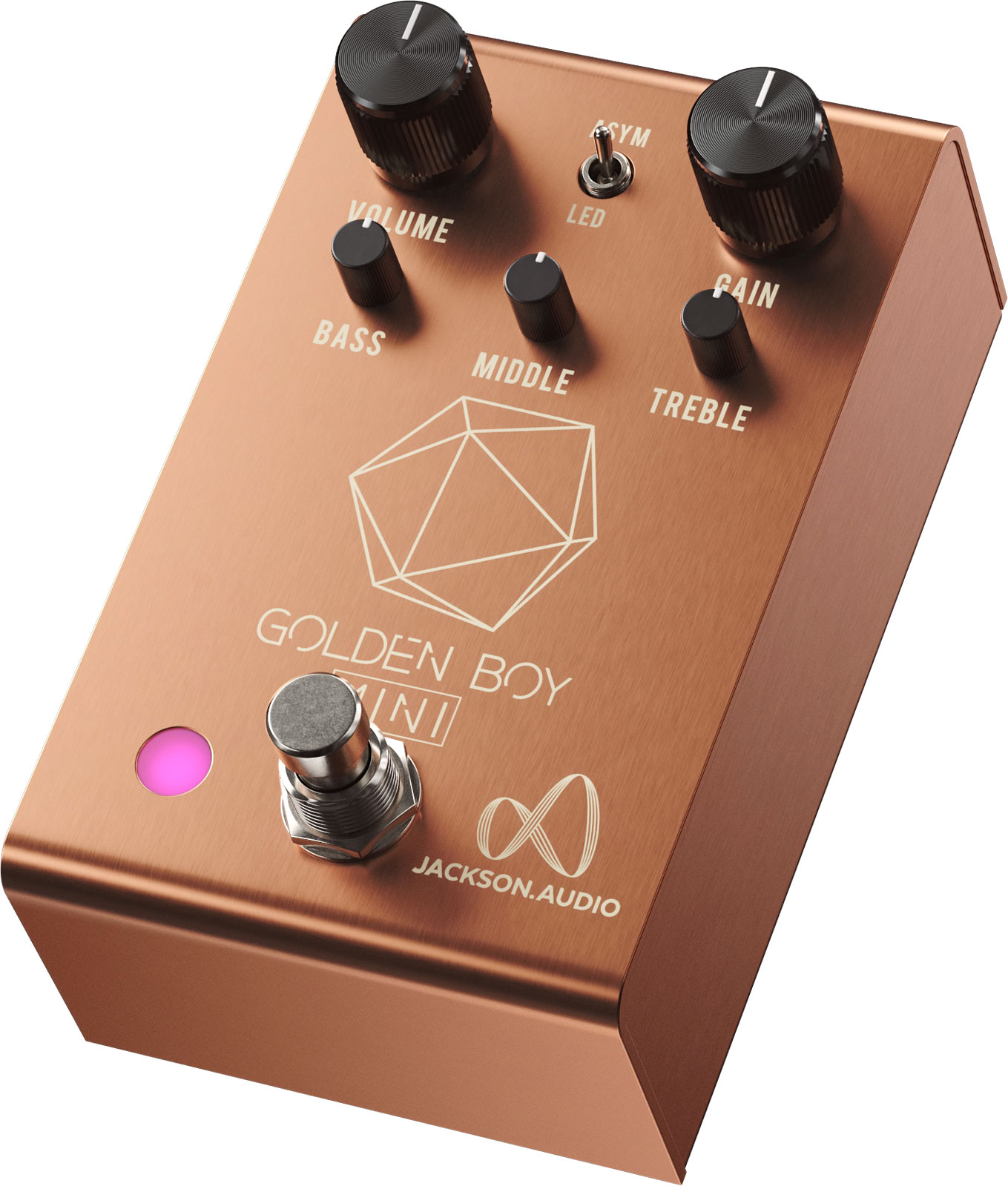 Jackson Audio Golden Boy Mini Rose Gold Ltd - Pedal overdrive / distorsión / fuzz - Variation 1