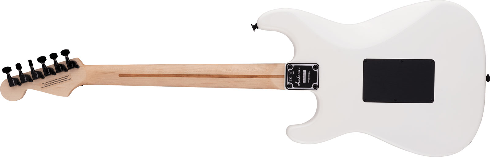 Jackson Adrian Smith San Dimas Usa Signature Hss Dimarzio Fr Mn - Snow White - Guitarra eléctrica con forma de str. - Variation 1