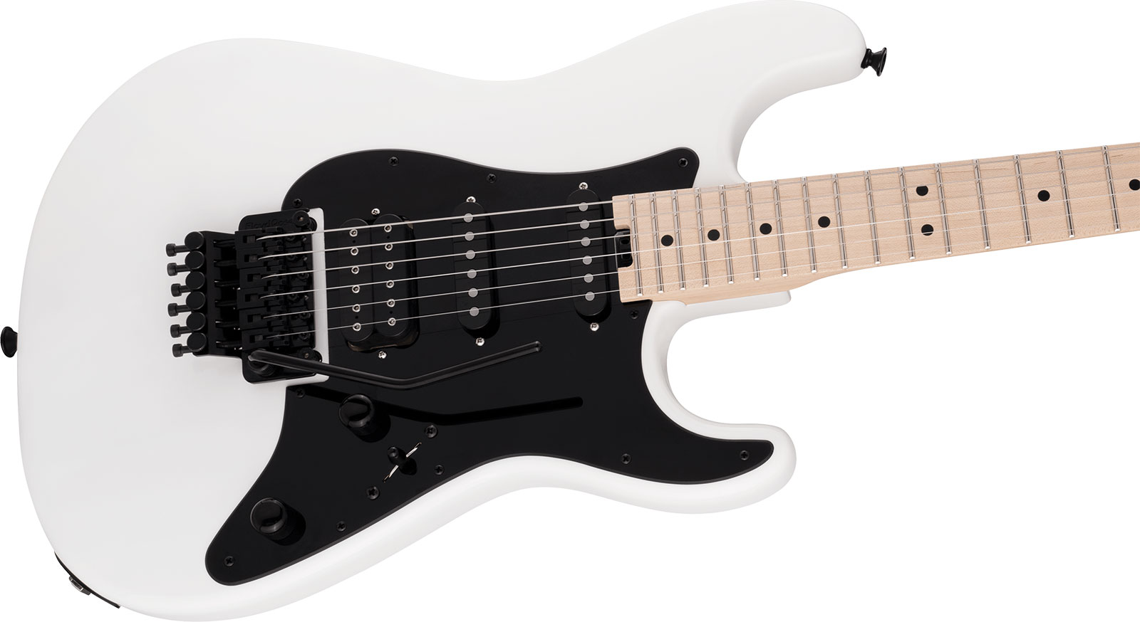 Jackson Adrian Smith San Dimas Usa Signature Hss Dimarzio Fr Mn - Snow White - Guitarra eléctrica con forma de str. - Variation 2