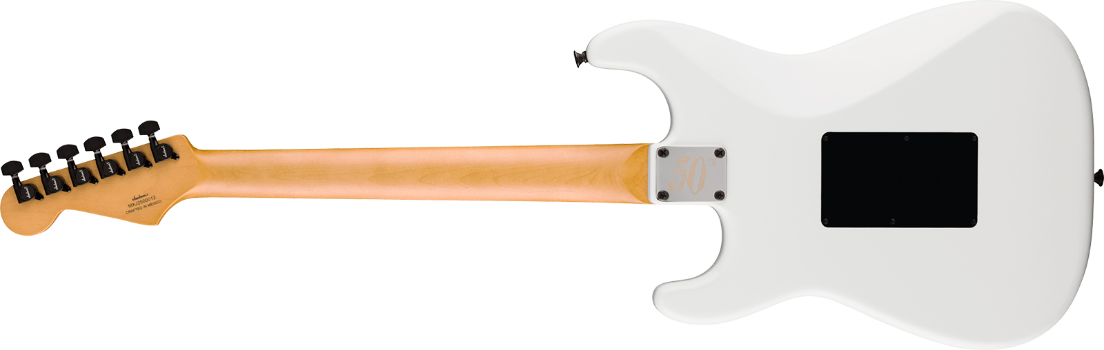 Jackson Adrian Smith Sc1 50th Ann. Mex Ltd Signature Hss Dimarzio Fr Mn - White - Guitarra eléctrica con forma de str. - Variation 1