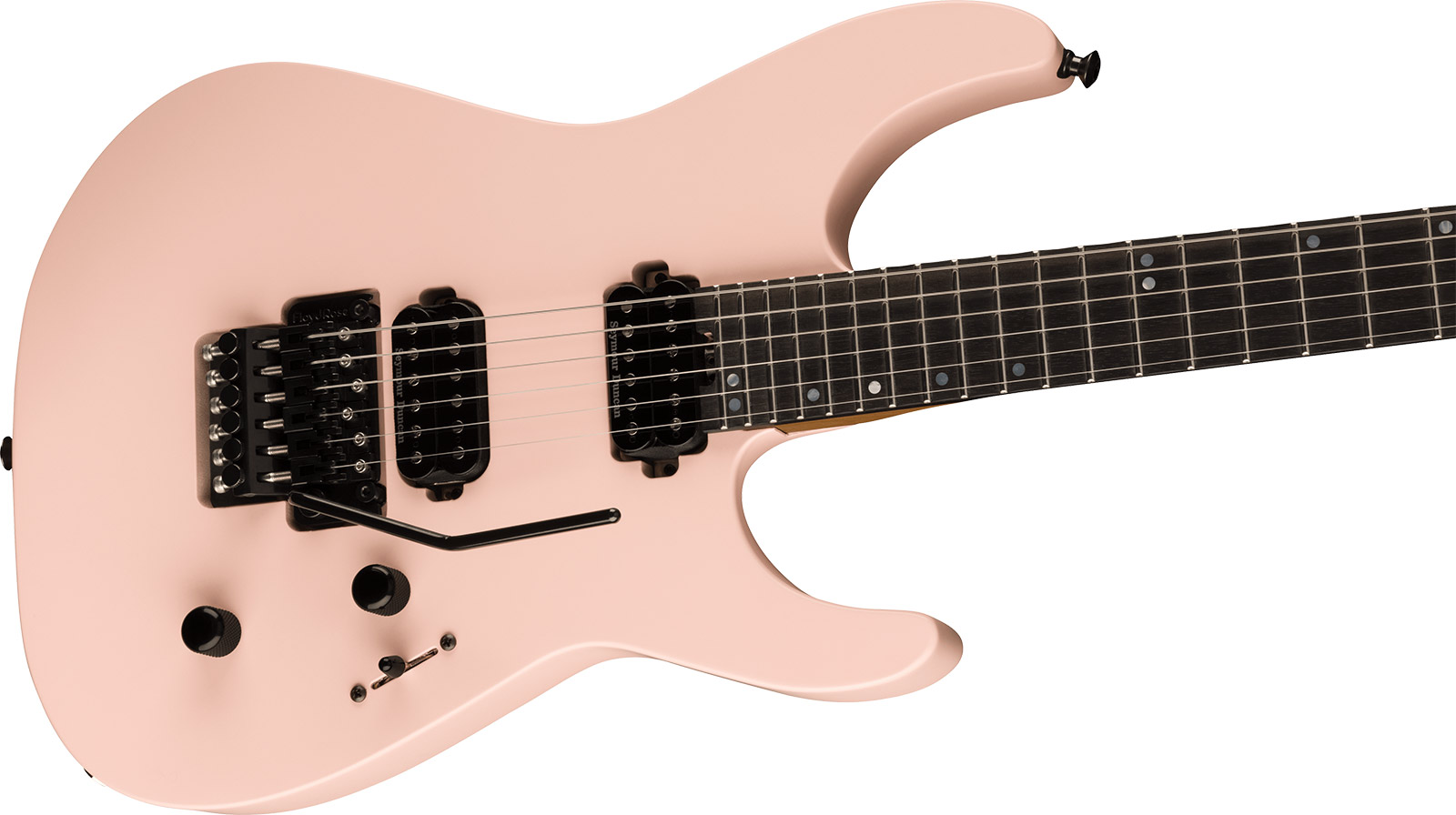 Jackson American Virtuoso Usa 2h Seymour Duncan Fr Eb - Satin Shell Pink - Guitarra eléctrica con forma de str. - Variation 2