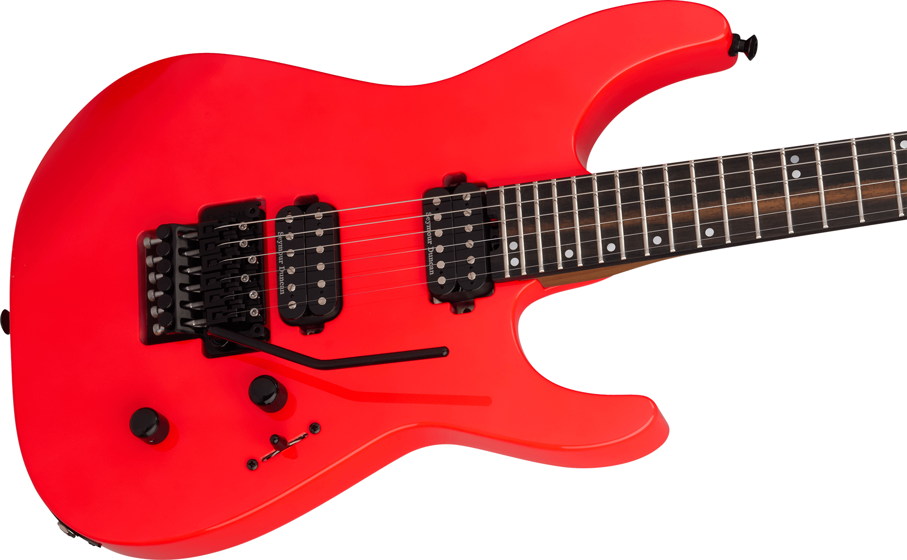 Jackson American Virtuoso Usa 2h Seymour Duncan Fr Eb - Rocket Red - Guitarra electrica metalica - Variation 2