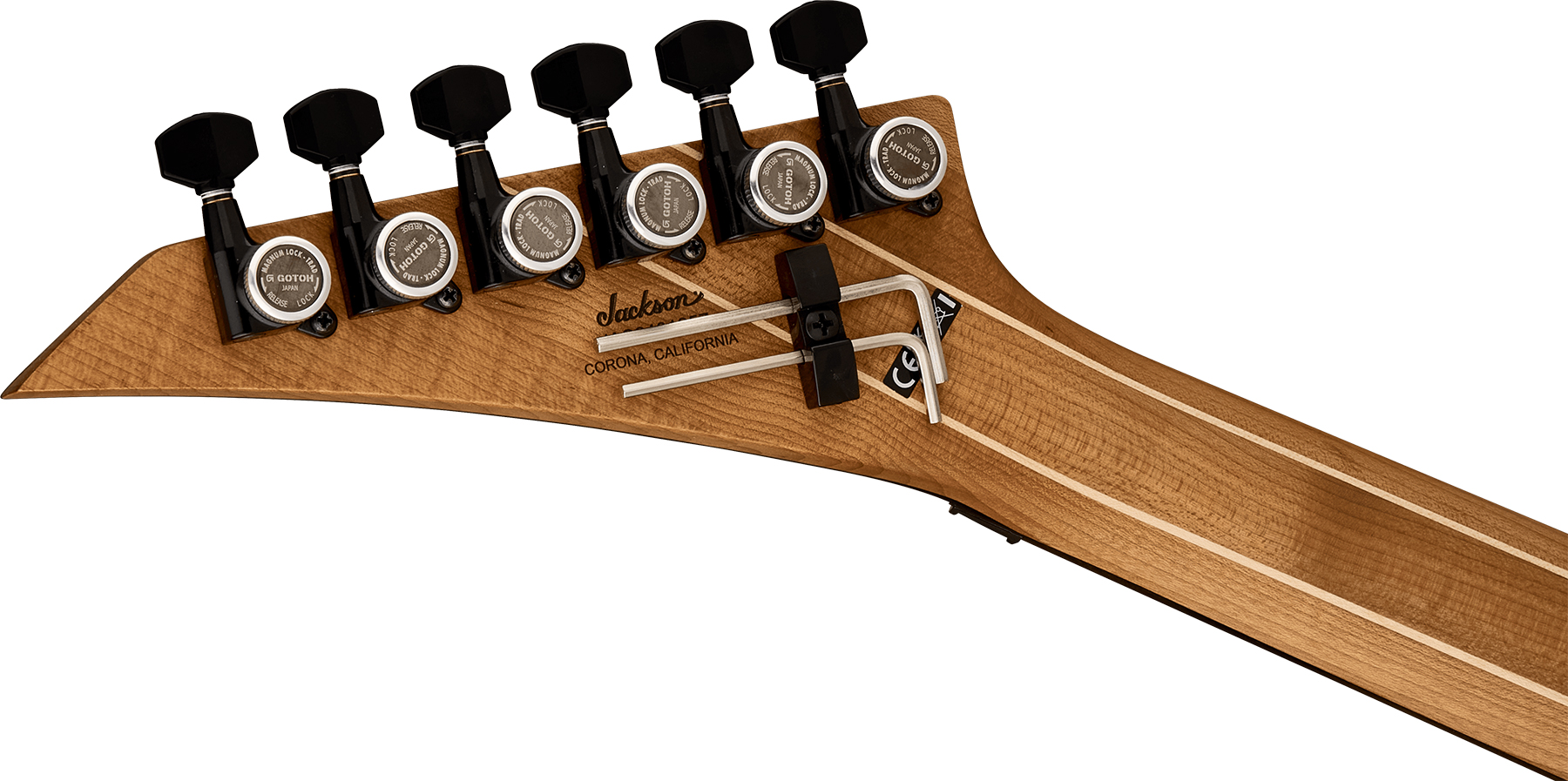 Jackson American Virtuoso Usa 2h Seymour Duncan Fr Eb - Rocket Red - Guitarra electrica metalica - Variation 3