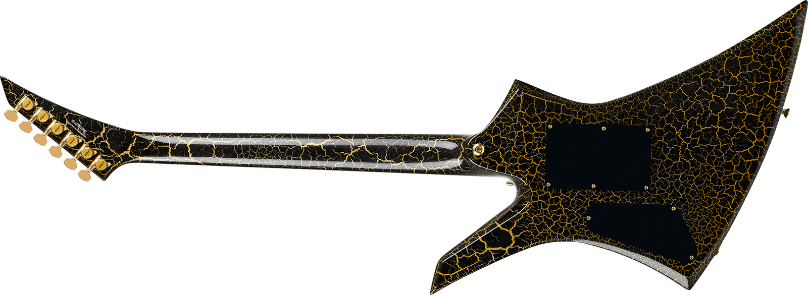 Jackson Brandon Ellis Kelly Ke27 Signature Pro Plus Hs Seymour Duncan Fr Mn - Gold Crackle - Guitarra electrica metalica - Variation 1