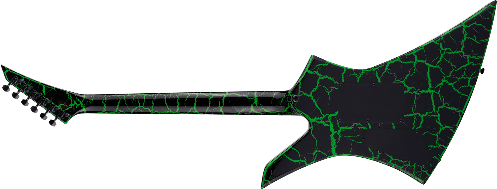 Jackson Brandon Ellis Kelly Pro Signature 1h Seymour Duncan Fr Eb - Green Crackle - Guitarra electrica metalica - Variation 1
