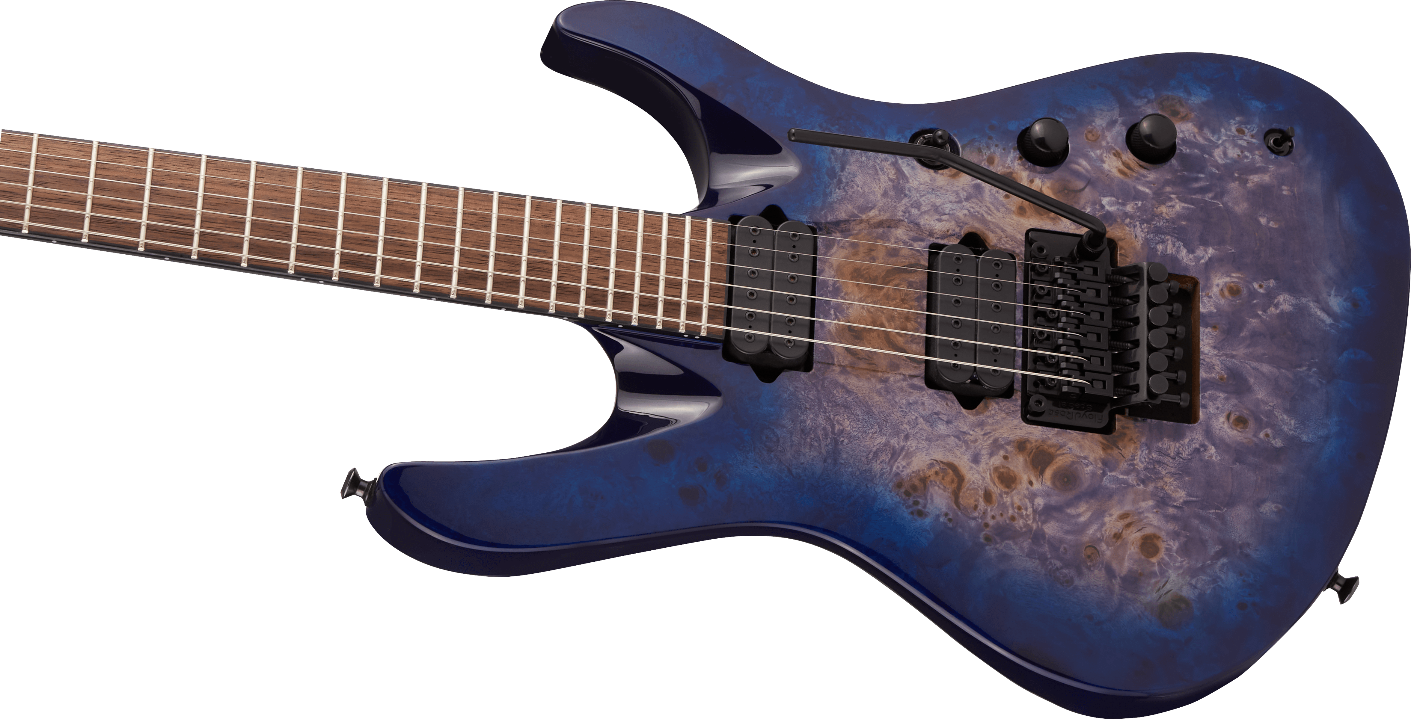 Jackson Chris Broderick Soloist 6 Pro 2h Dimarzio Fr Lau - Trans Blue Poplar - Guitarra eléctrica con forma de str. - Variation 3