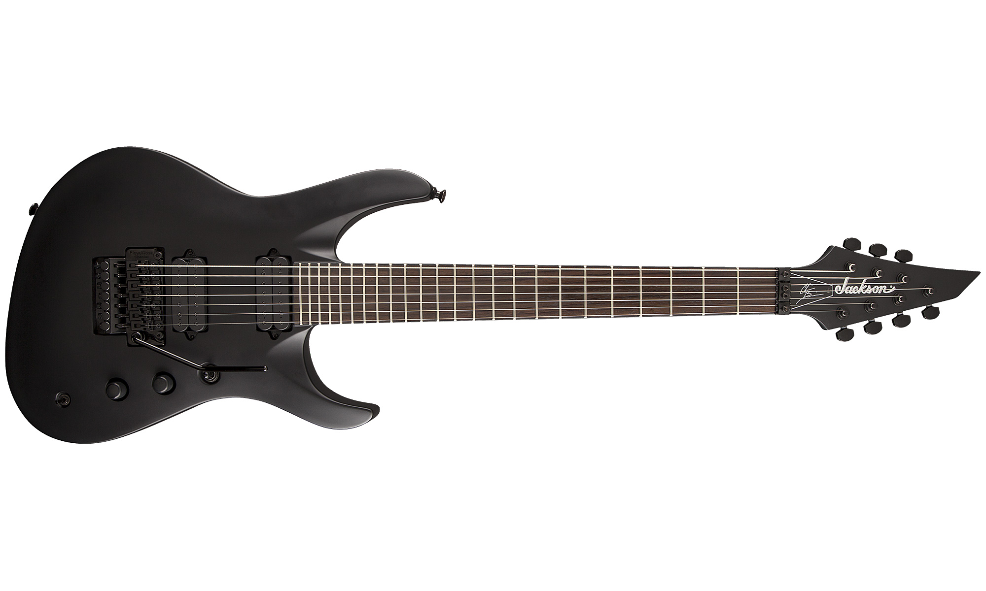 Jackson Chris Broderick Soloist 7 Pro - Satin Black - Guitarra eléctrica de 7 cuerdas - Variation 1