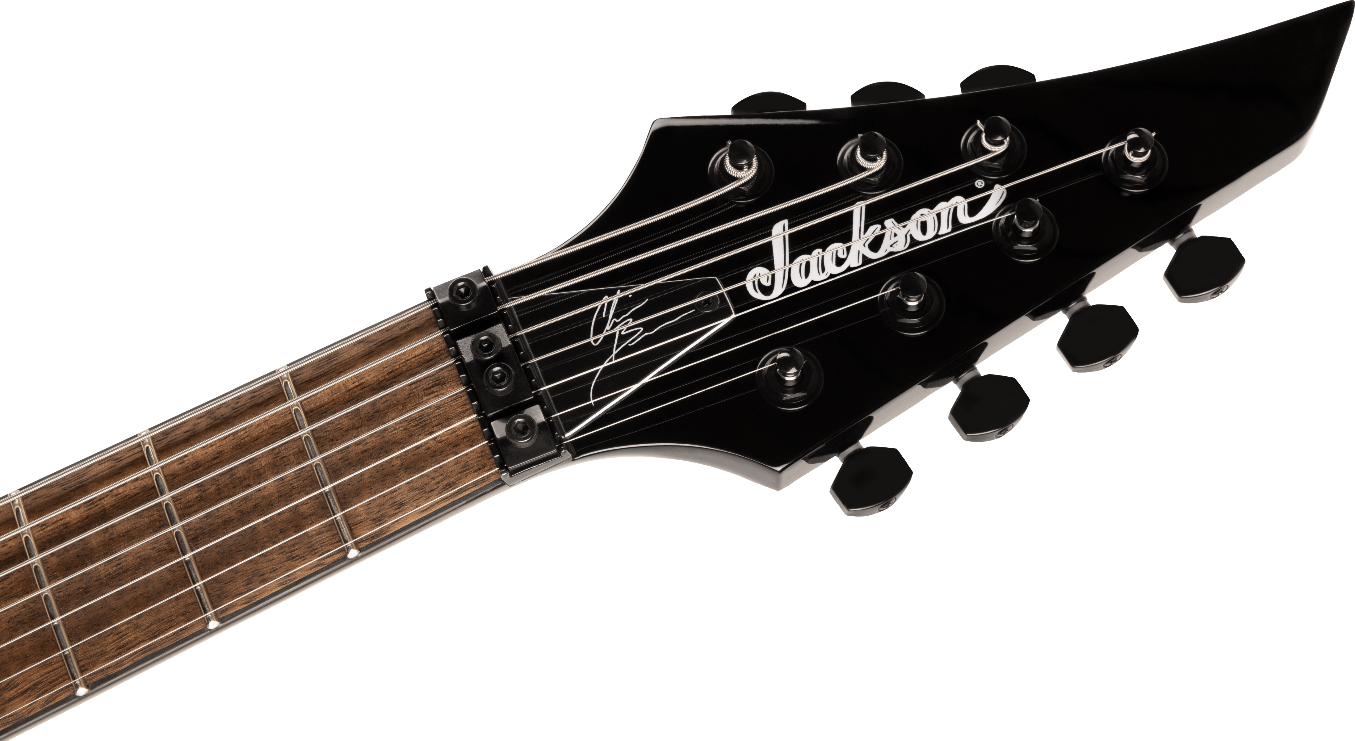 Jackson Chris Broderick Soloist 7 Pro Signature 2h Dimarzio Fr Lau - Gloss Black - Guitarra eléctrica de 7 cuerdas - Variation 4