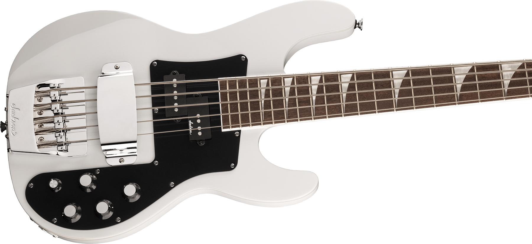 Jackson Concert Bass Cbxnt Dx Iv Active Lau - Snow White - Bajo eléctrico de cuerpo sólido - Variation 2