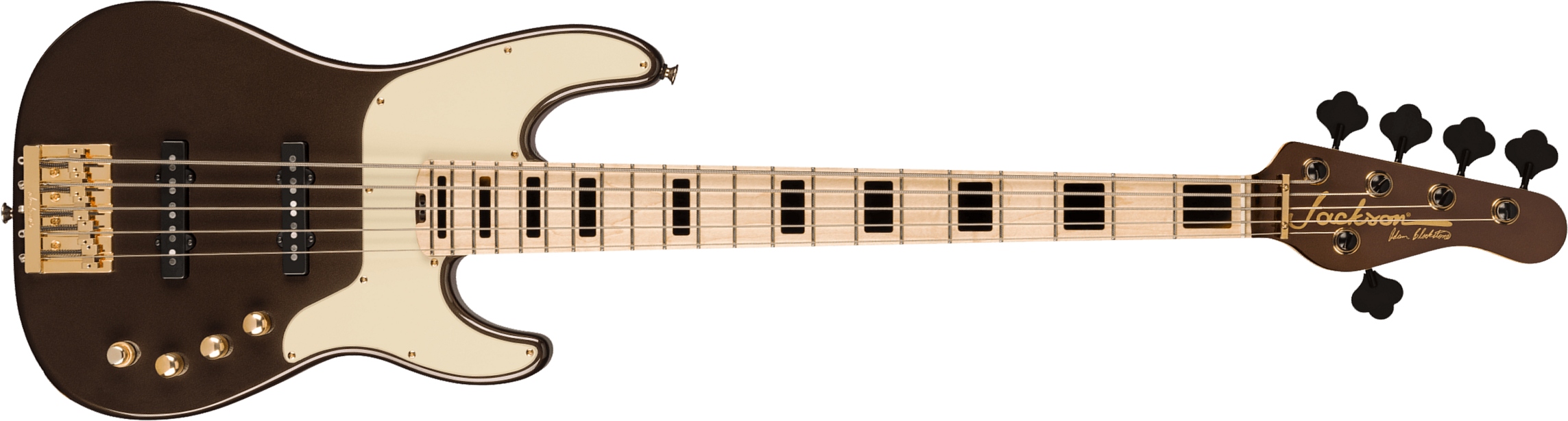 Jackson Adam Blackstone Gladys Jackson Concert Bass Signature 5c Active Mn - Black Stone - Bajo eléctrico de cuerpo sólido - Main picture