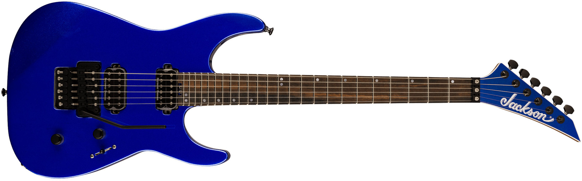 Jackson American Virtuoso 2h Seymour Duncan Fr Eb - Mystic Blue - Guitarra eléctrica con forma de str. - Main picture