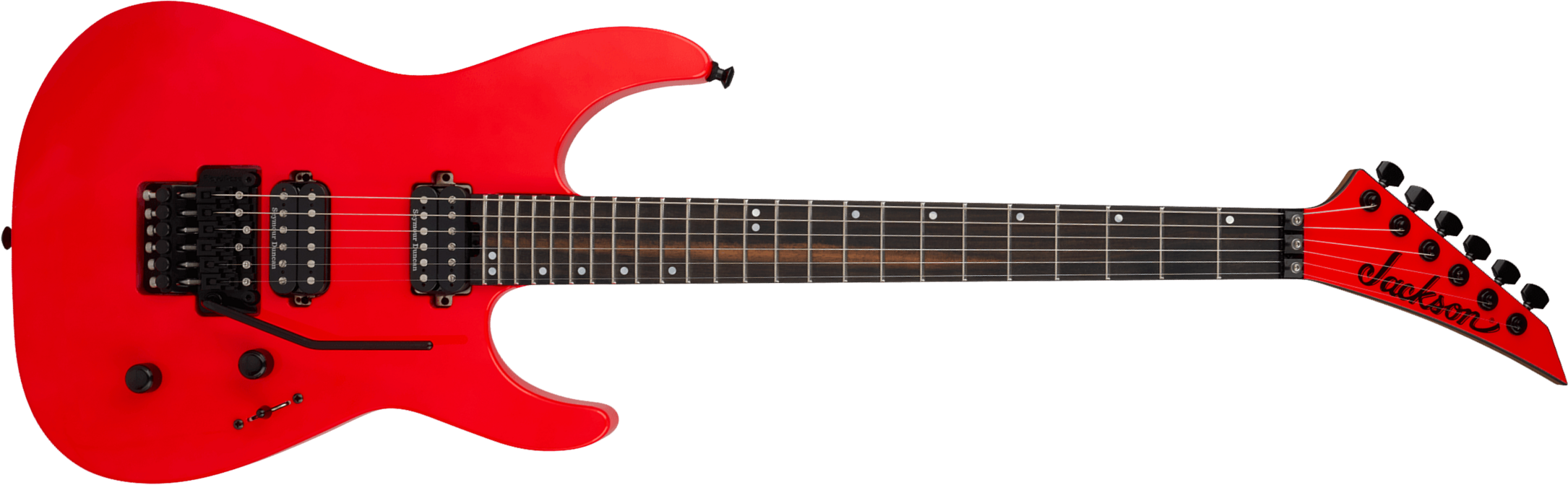 Jackson American Virtuoso Usa 2h Seymour Duncan Fr Eb - Rocket Red - Guitarra electrica metalica - Main picture