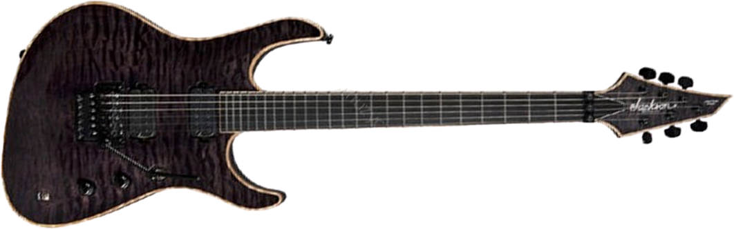 Jackson Artist Signature Chris Broderick Soloist 6 - Transparent Black - Guitarra eléctrica con forma de str. - Main picture
