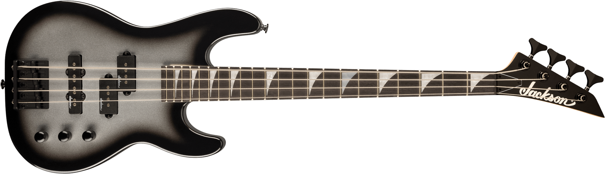 Jackson Concert Bass Js1x Minion Ltd Shsc Ama - Silverburst - Bajo eléctrico para niños - Main picture