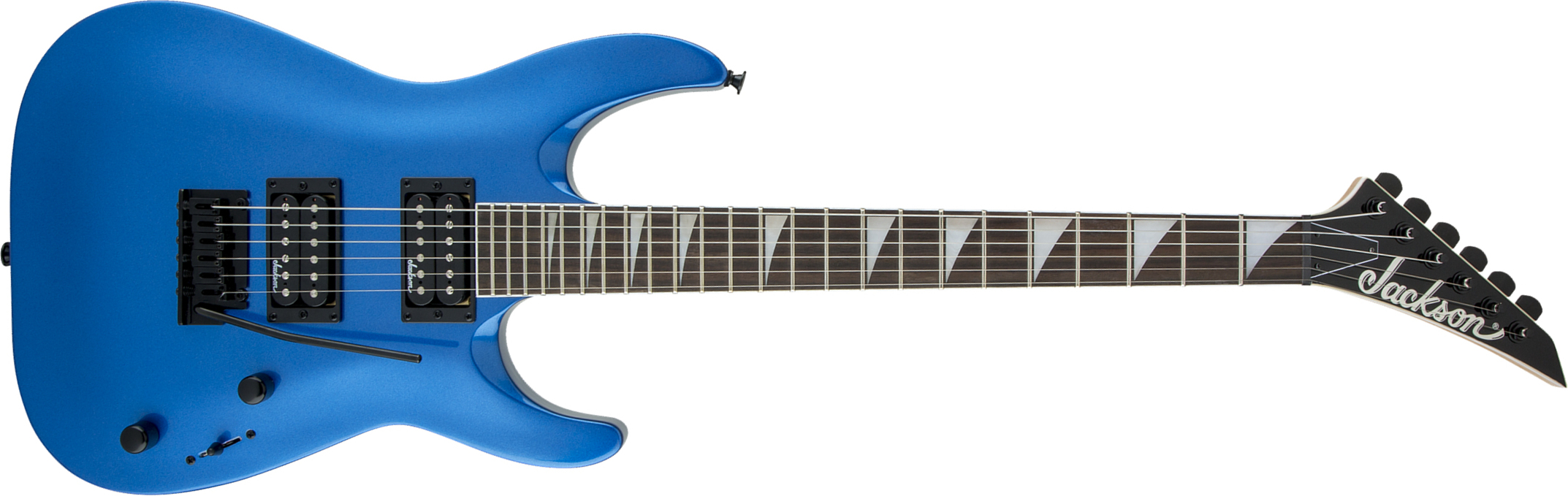 Jackson Dinky Arch Top Dka Js22 2h Trem Ama - Metallic Blue - Guitarra electrica metalica - Main picture
