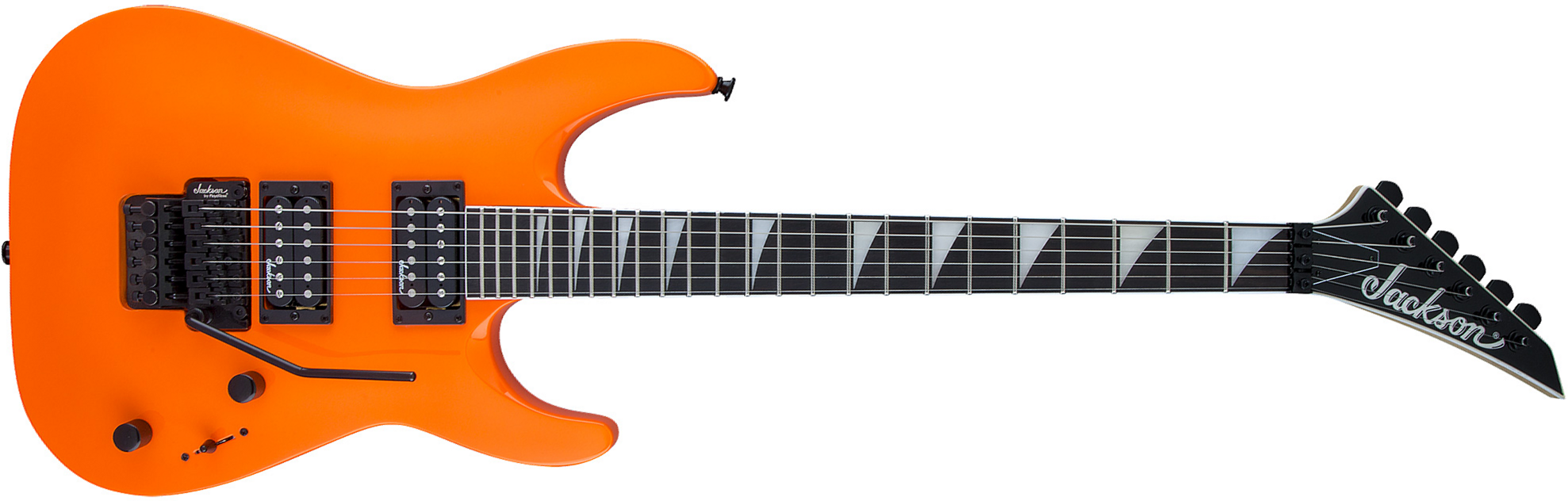 Jackson Dinky Arch Top Js32 Dka Hh Floyd Rose Rw - Neon Orange - Guitarra eléctrica con forma de str. - Main picture