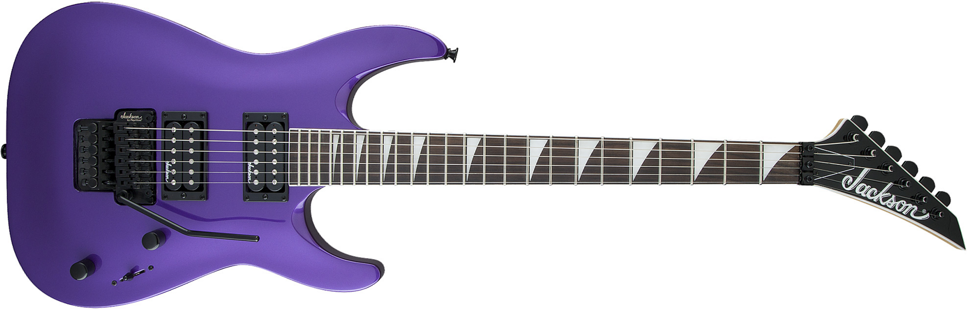 Jackson Dinky Arch Top Js32 Dka Hh Floyd Rose Rw - Pavo Purple - Guitarra eléctrica con forma de str. - Main picture