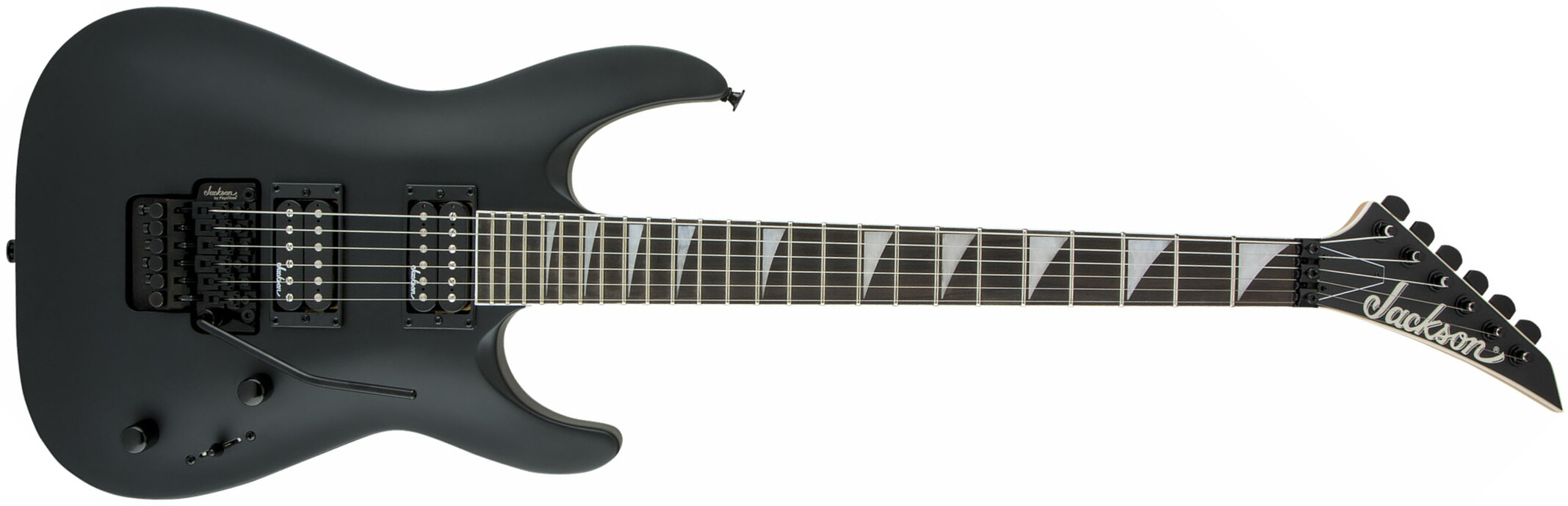 Jackson Dinky Archtop Js32 Dka 2h Fr Ama - Black Satin - Guitarra eléctrica de doble corte - Main picture