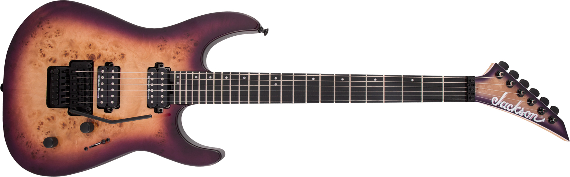 Jackson Dinky Dk2p Pro 2h Seymour Duncan Fr Eb - Purple Sunset - Guitarra eléctrica con forma de str. - Main picture