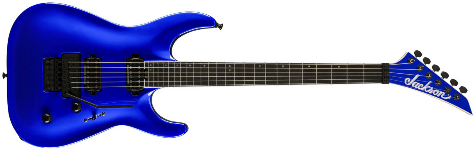 Jackson Dinky Dka Pro Plus 2h Seymour Duncan Fr Eb - Indigo Blue - Guitarra eléctrica con forma de str. - Main picture