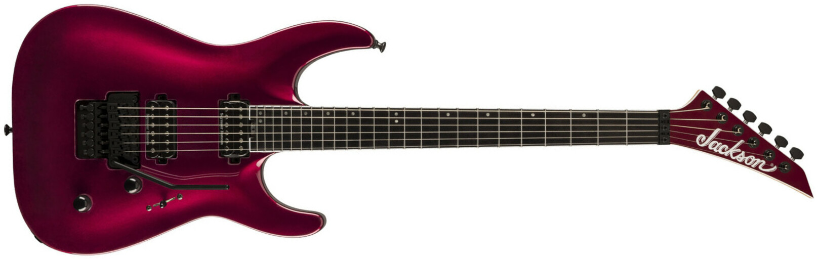 Jackson Dinky Dka Pro Plus 2h Seymour Duncan Fr Eb - Oxblood - Guitarra eléctrica con forma de str. - Main picture