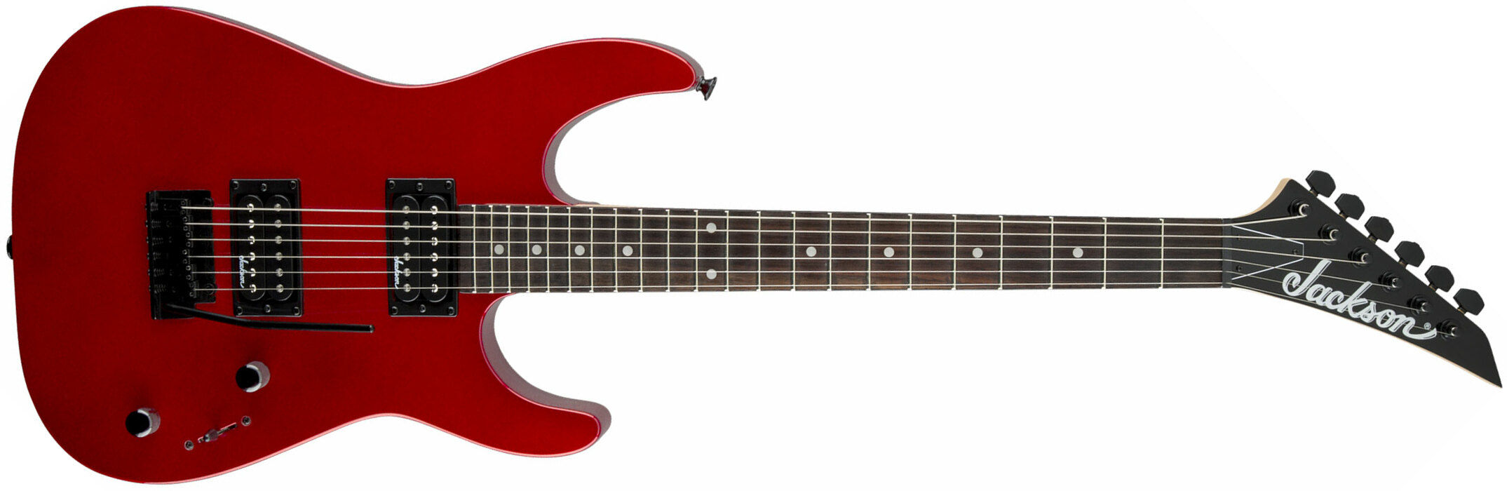 Jackson Dinky Js11 2h Trem Ama - Metallic Red - Guitarra eléctrica con forma de str. - Main picture