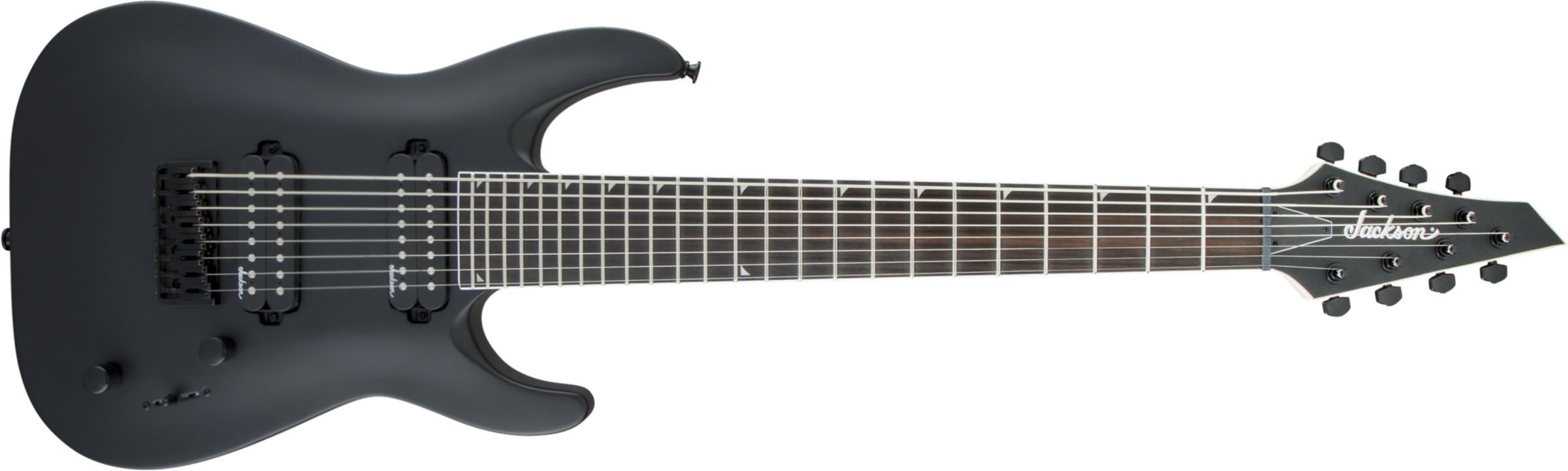 Jackson Dinky Js32-8 Js Series Hh Ht - Satin Black - Guitarra electrica de 8 y 9 cuerdas - Main picture