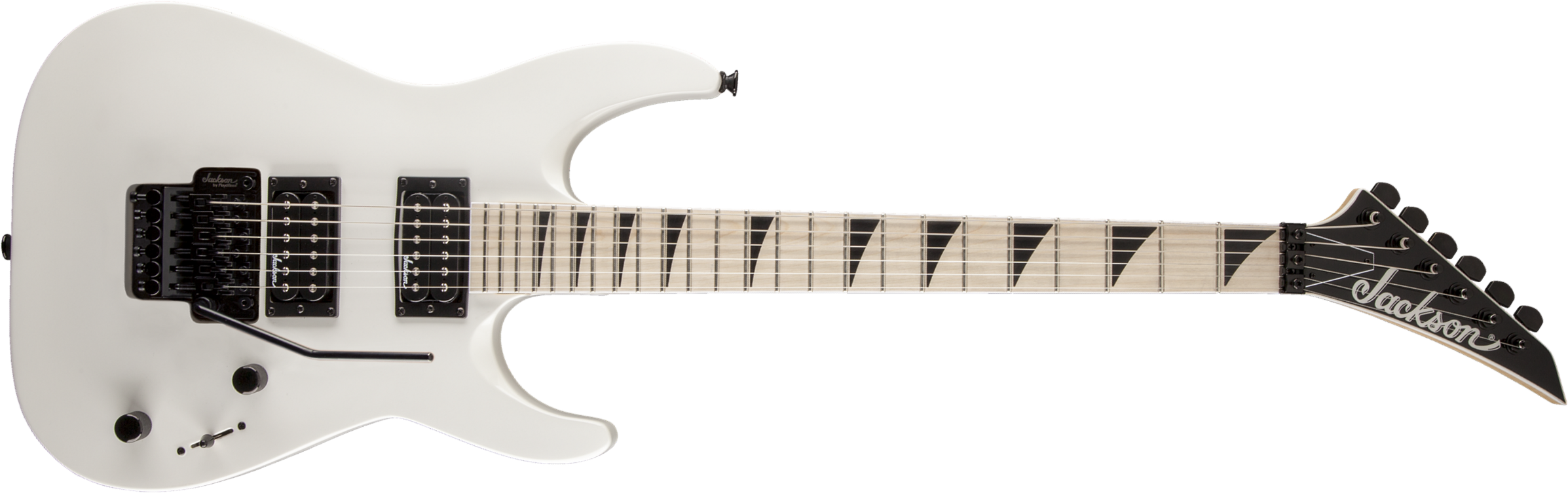 Jackson Dinky Js32 Dkam 2h Fr Mn - Snow White - Guitarra eléctrica con forma de str. - Main picture