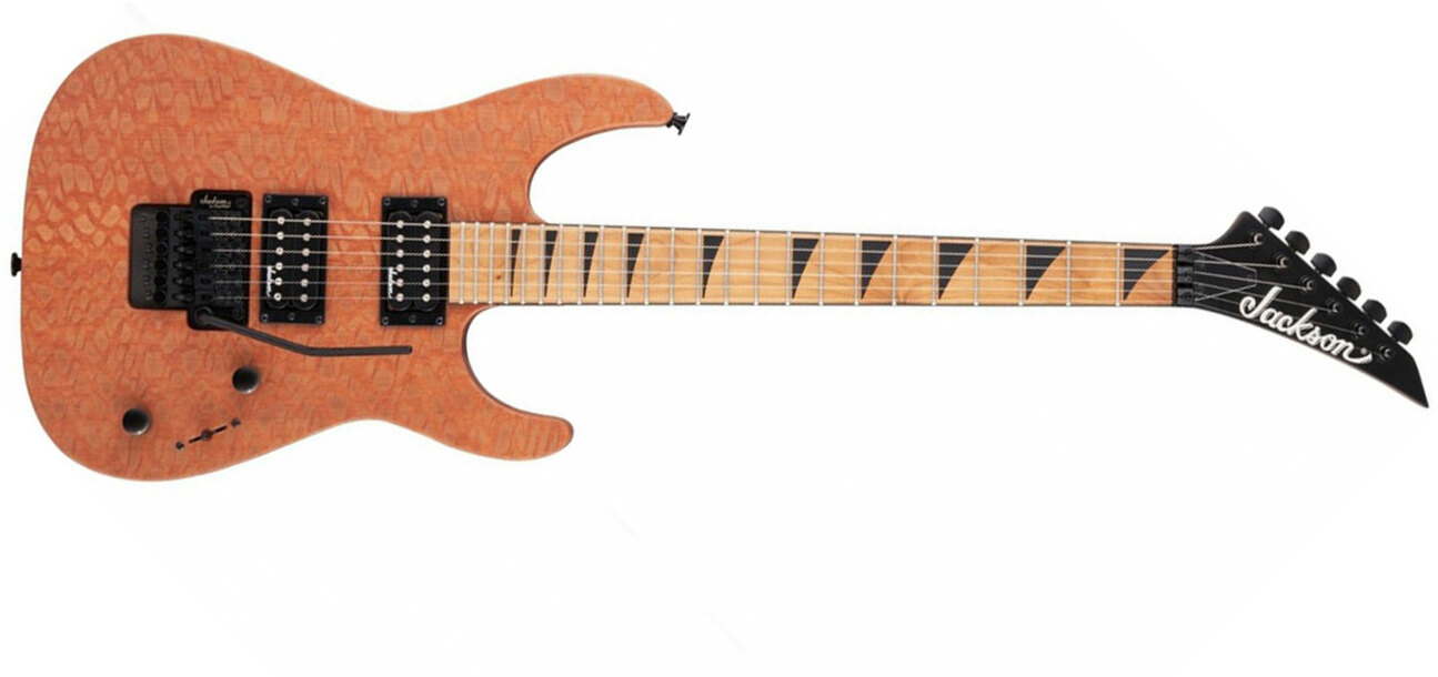 Jackson Dinky Js42 Lacewood Fsr Ltd 2h Fr Mn - Natural Satin - Guitarra eléctrica con forma de str. - Main picture