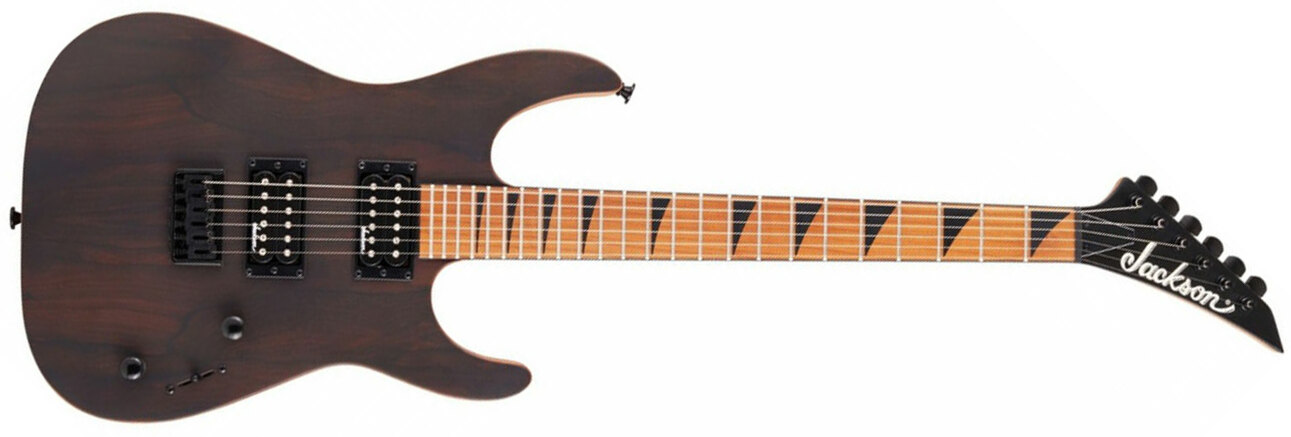 Jackson Dinky Js42 Ziricote Fsr Ltd 2h Ht Mn - Natural Satin - Guitarra electrica metalica - Main picture