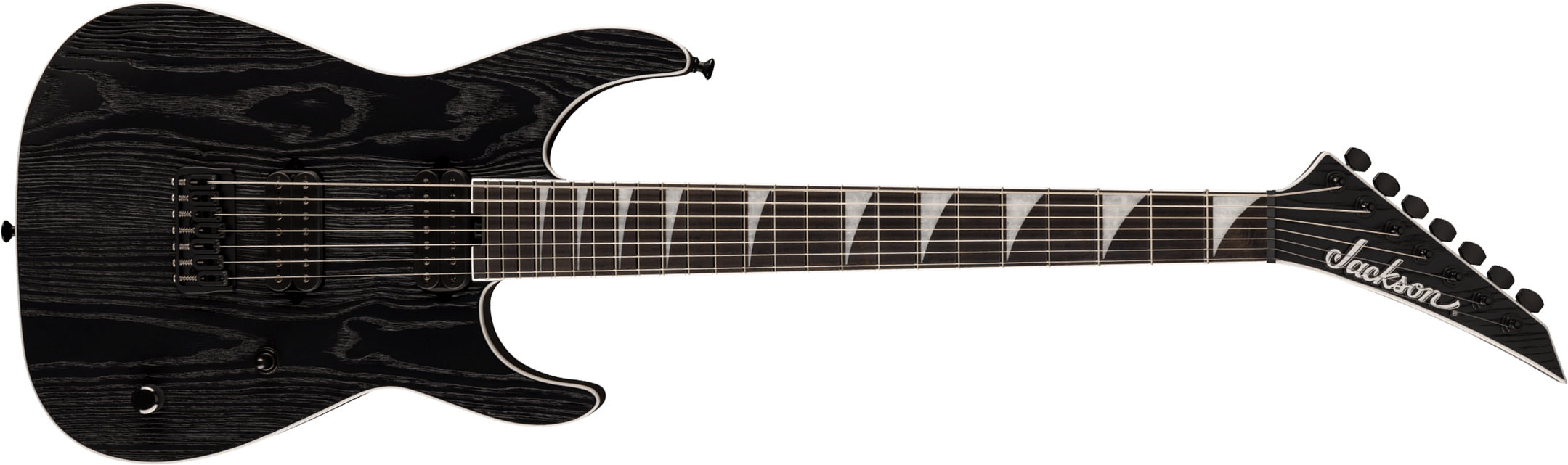 Jackson Jeff Loomis Soloist Sl7 Ht Pro Signature 7c 2h Seymour Duncan Eb - Black Ash - Guitarra eléctrica barítono - Main picture