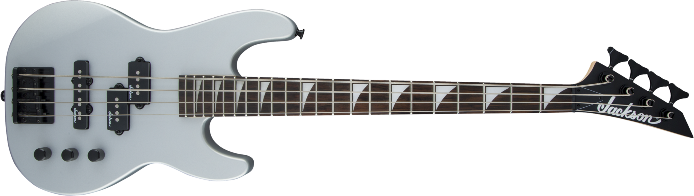 Jackson Js Series Concert Bass Minion Js1x - Satin Silver - Bajo eléctrico para niños - Main picture