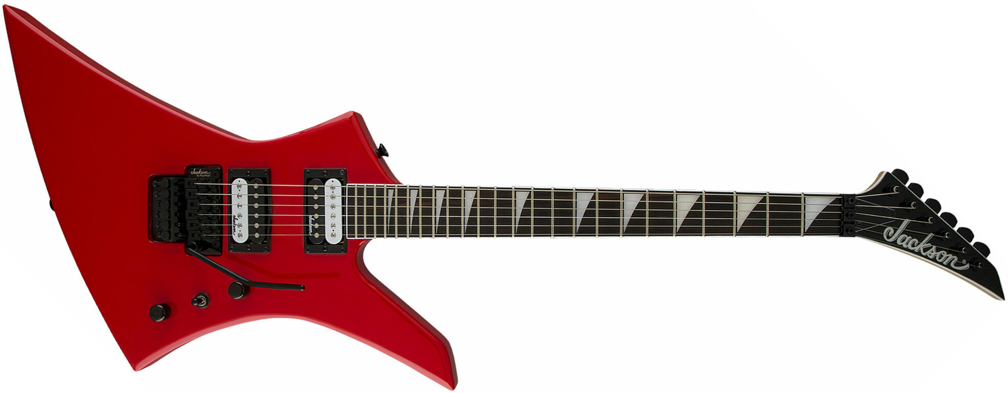 Jackson Kelly Js32 2h Fr Ama - Ferrari Red - Guitarra electrica metalica - Main picture