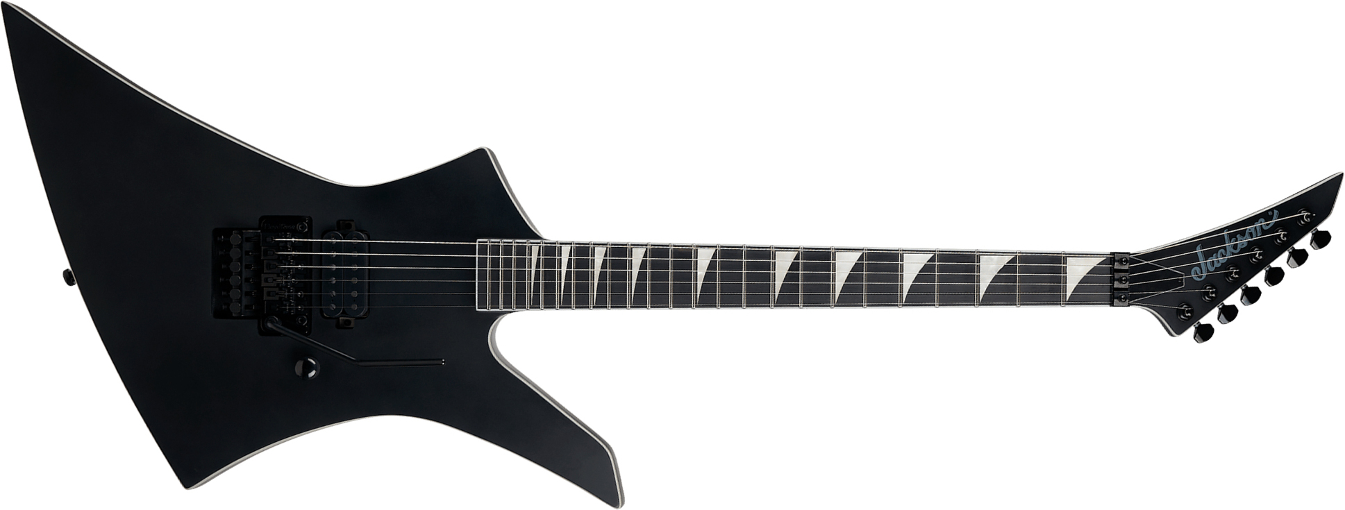 Jackson Kelly Ke1a Pure Metal Pro Plus Ltd 1h Fr Eb - Satin Black - Guitarra electrica metalica - Main picture