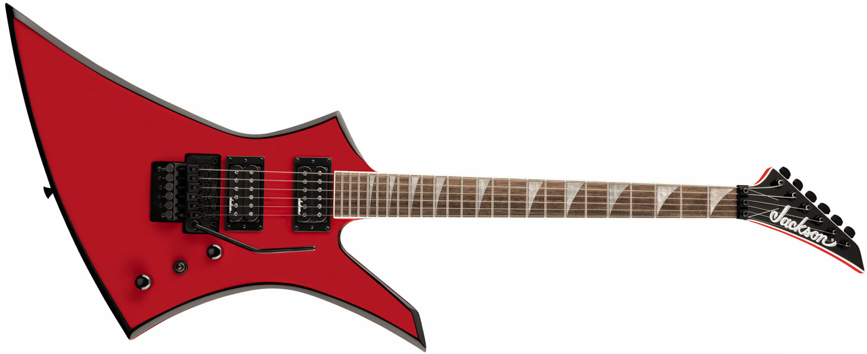 Jackson Kelly Kex 2h Fr Lau - Ferrari Red - Guitarra electrica metalica - Main picture