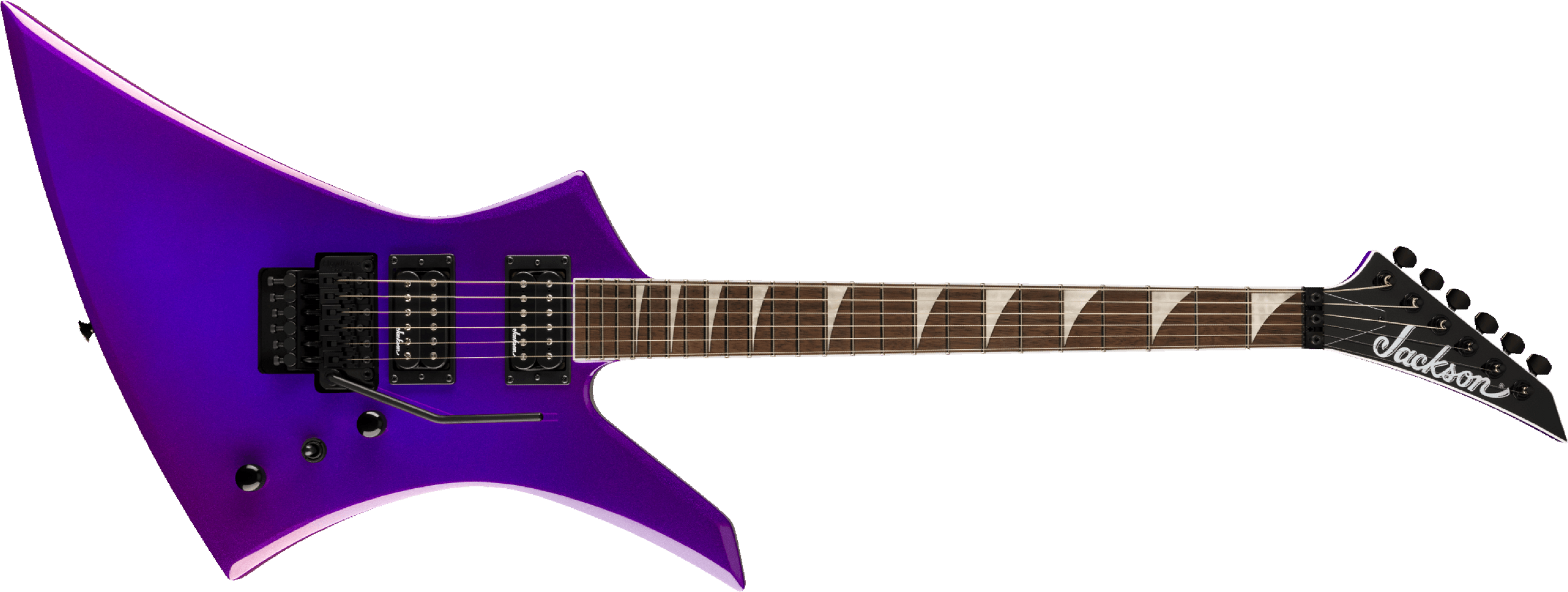 Jackson Kelly Kex X-series Trem Fr Hh Lau - Deep Purple Metallic - Guitarra electrica metalica - Main picture