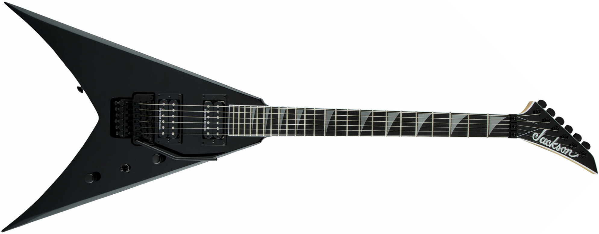 Jackson King V Kv Mah Pro 2h Seymour Duncan Fr Eb - Deep Black - Guitarra electrica metalica - Main picture