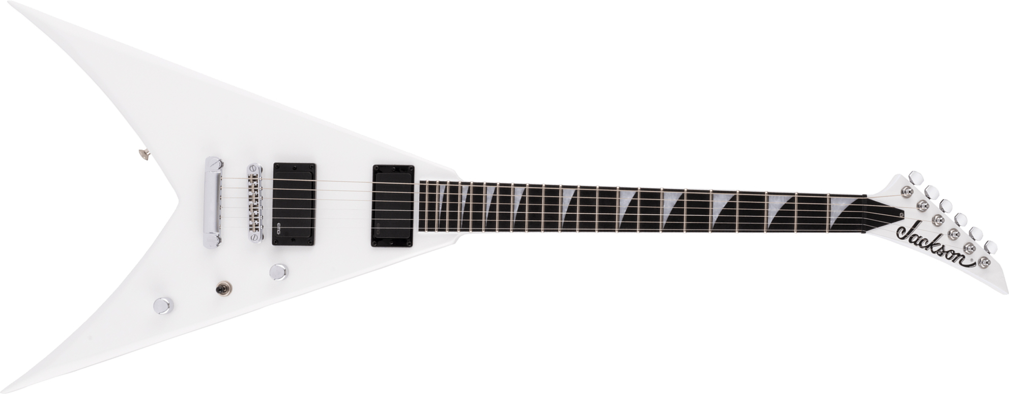 Jackson King V Kvtmg Pro 2h Emg Ht Eb - Snow White - Guitarra electrica metalica - Main picture