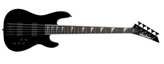 Jackson Legend Series Concert 5 David Ellefson Signature - Gloss Black - Bajo eléctrico de cuerpo sólido - Main picture