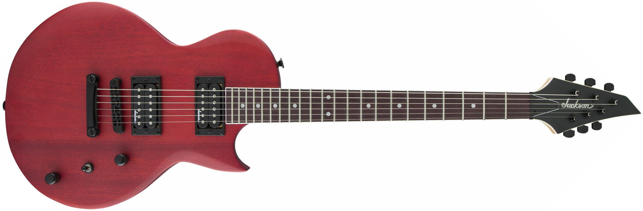 Jackson Monarkh Sc Js22 2h Ht Ama - Red Stain - Guitarra eléctrica de corte único. - Main picture