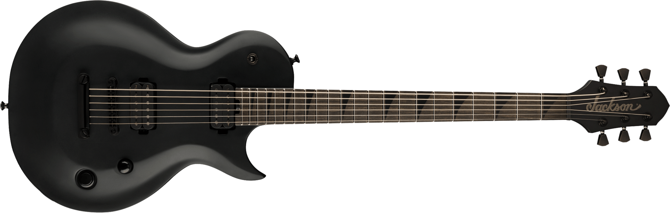 Jackson Monarkh Sc T6 Baritone Pro Plus Xt 2h Seymour Duncan Ht Eb - Satin Black - Guitarra eléctrica barítono - Main picture