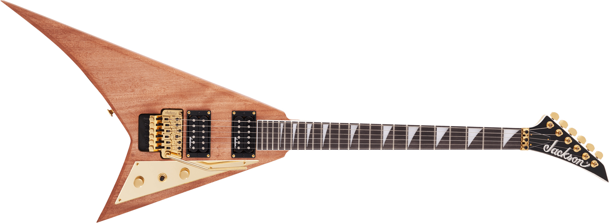 Jackson Randy Rhoads Js32 Mah 2h Fr Ama - Natural - Guitarra electrica metalica - Main picture